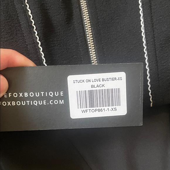 White Fox Bustier - Picture 3 of 3